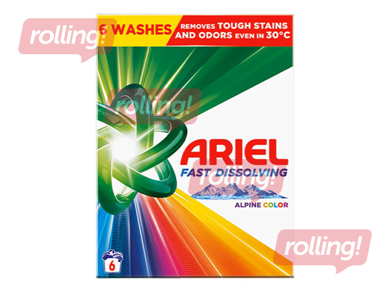 Veļas pulveris Ariel Alpine Color, 330g