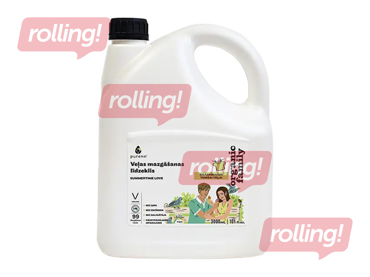 Pesuvahend Purenn, Summertime Love, värvilisele pesule, 3l