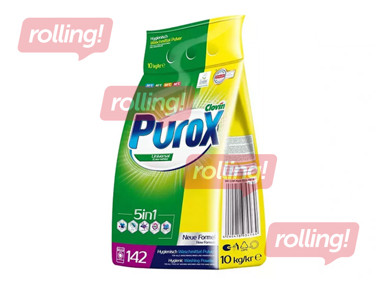 Laundry powder Purox, Universal, 10kg