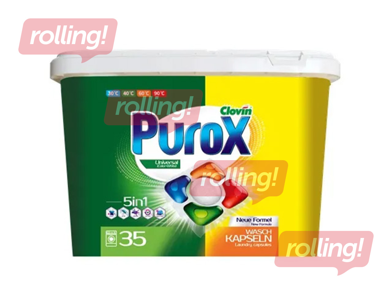 Pesukapslid Purox, Universal, 35tk