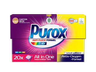 Laundry capsules Purox, Color, Powder Caps, 20pcs