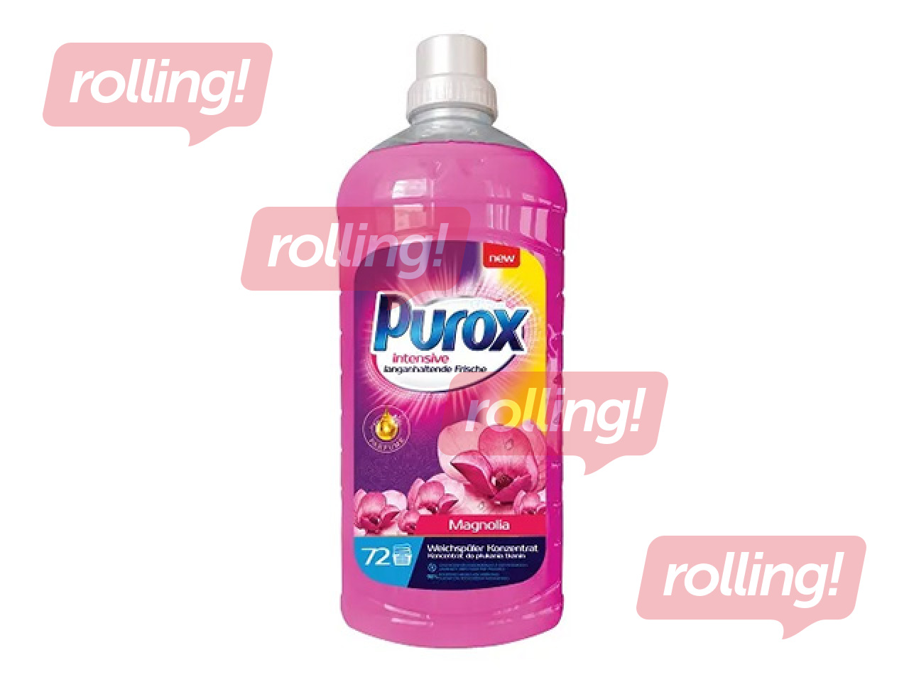 Laundry softener Purox, Pink Magnolia, concentrate, 1.8l