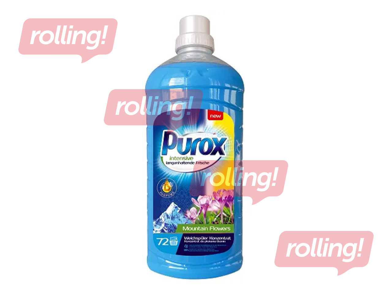 Laundry softener Purox, Mountain Flowers, concentrate, 1.8l
