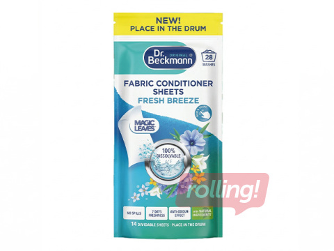 Pesupehmendaja lehed Dr.Beckmann, Magic Leaves Summer Blossom, 14tk.