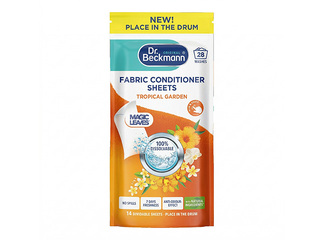Fabric softener sheets Dr.Beckmann, Magic Leaves Tropical Orchid, 14pcs.