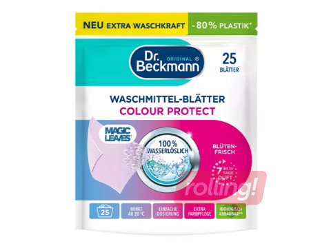 Pesupesulehed Dr. Beckmann Magic Leaves, Fresh Blossom, 25 tk.