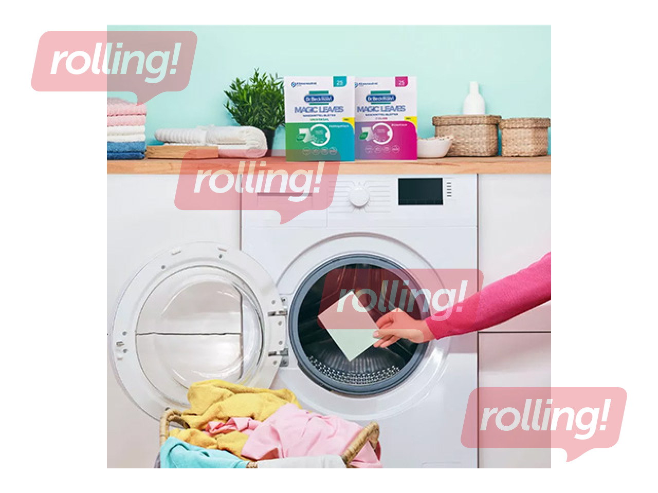 Pesupesulehed Dr. Beckmann Magic Leaves, Fresh Blossom, 25 tk.