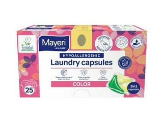 Pesukapslid Mayeri Color, hüpoallergeensed, 25 tk.