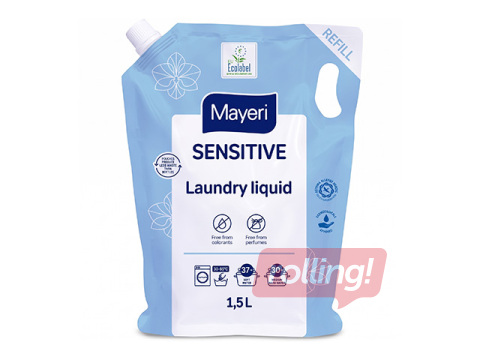 Pesuvahend Mayeri Sensitive, täitepakend, 1.5l