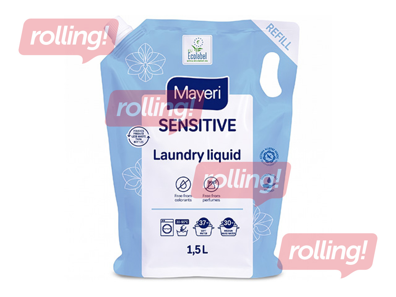 Pesuvahend Mayeri Sensitive, täitepakend, 1.5l