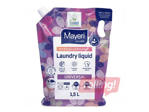Pesuvahend Mayeri Universal, hüpoallergeenne, täitepakend, 1.5l