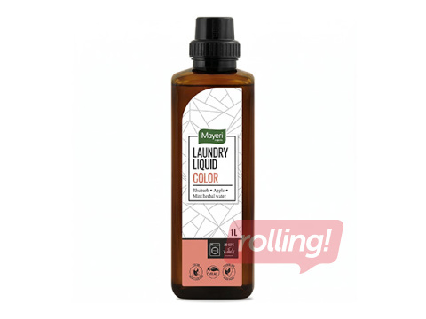 Pesuvahend Mayeri Organic Color, rabarber ja õun, 1l