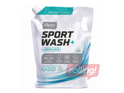 Pesuvahend Mayeri All-Care Sport, täitepakend, 1.5l