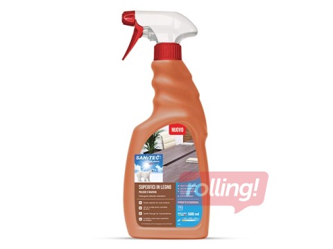 Koka virsmu tīrīšanas līdzeklis Sanitec Superfici in Legno, 500ml