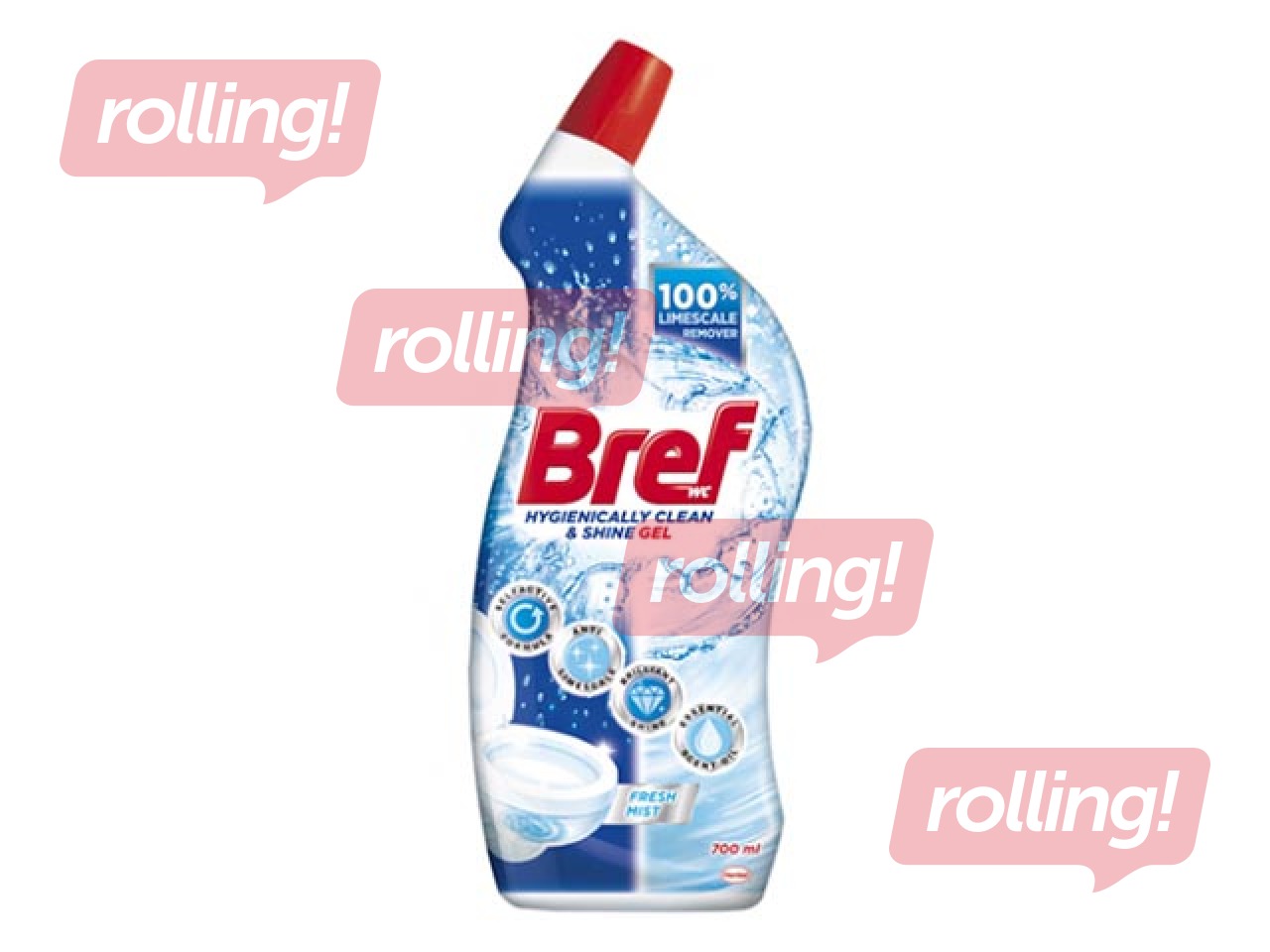 WC cleaner gel Bref Fesh Mist, 700ml