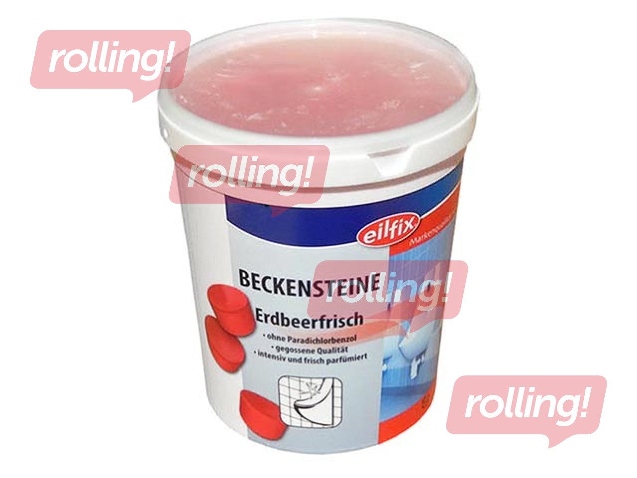 Pissuaaritabletid Eilfix Beckensteine, maasika aroomiga, 1 kg