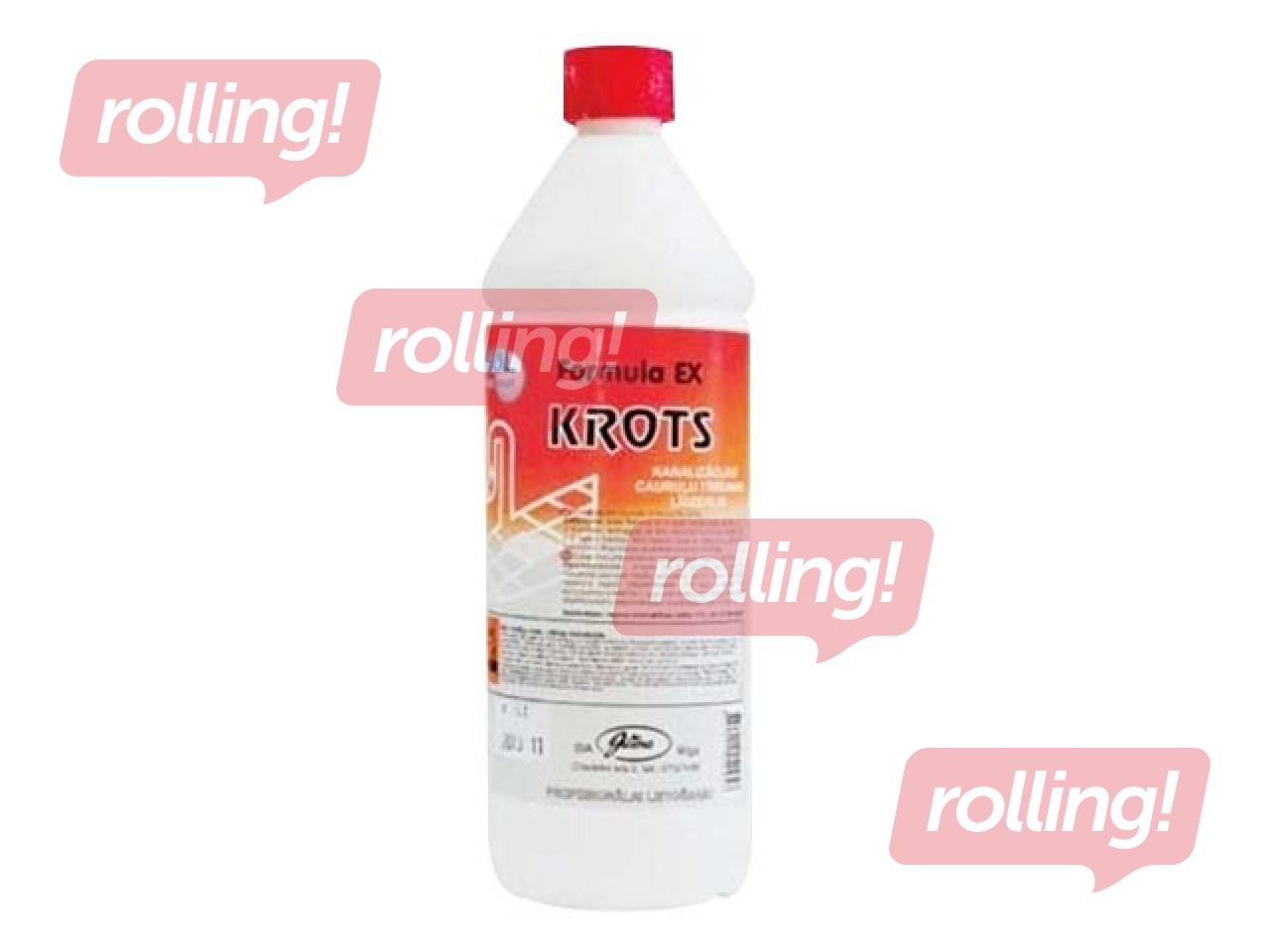 Kanalizācijas cauruļu tīrīšanas līdzeklis Ewol Formula EX Krots, 1l