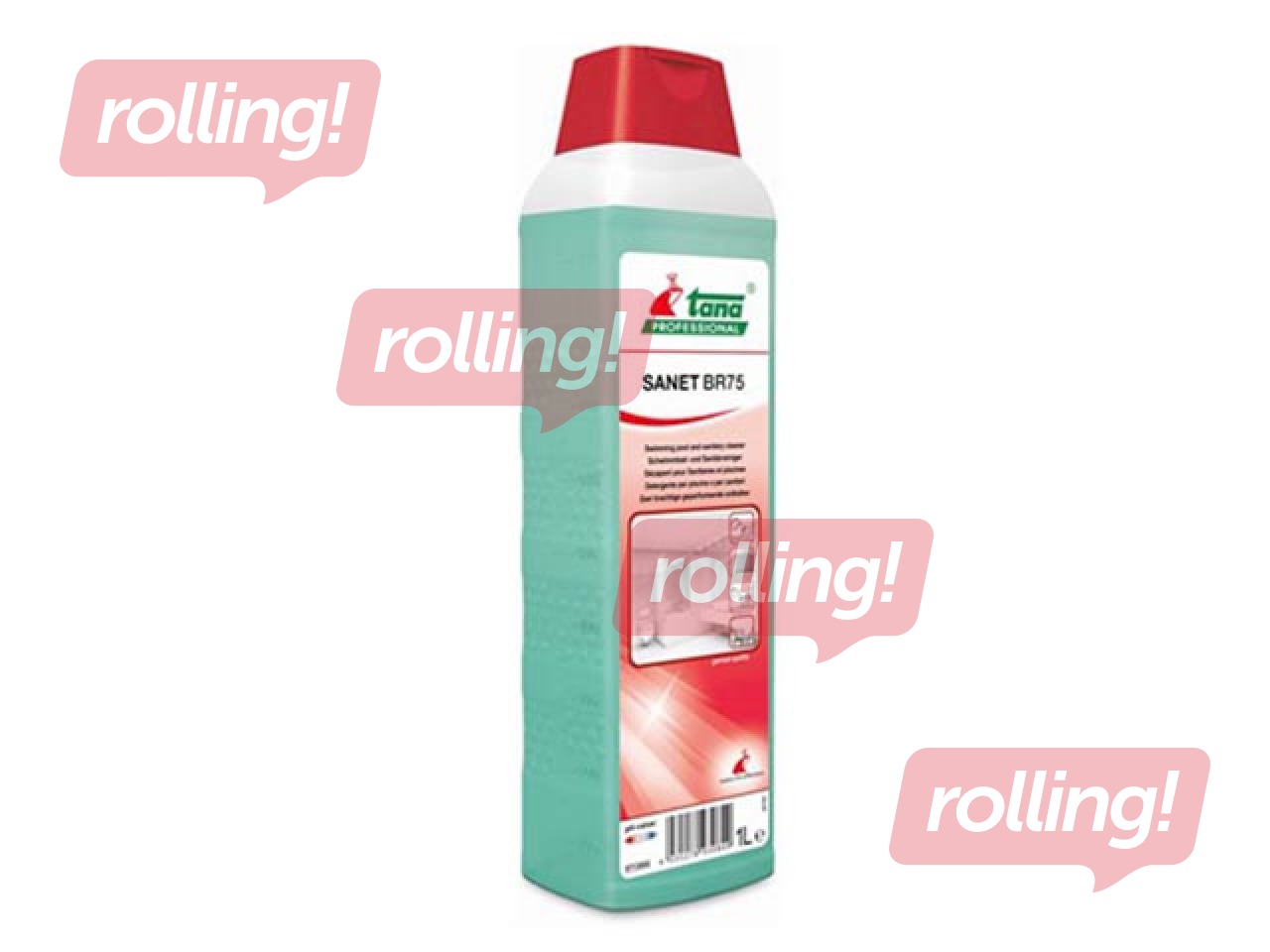 Disinfectant lime & rust cleaner Sanet BR 75, 1L