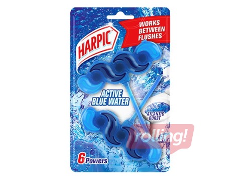 Tualetes bloks Harpic Blue Power, Duo paka 2x35g