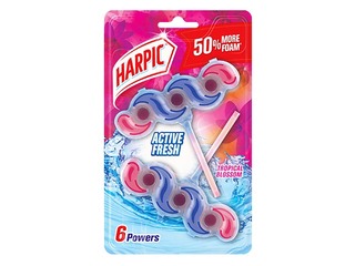 WC block HARPIC Fresh Power Tropical Blossom, Duo pack 2x35g