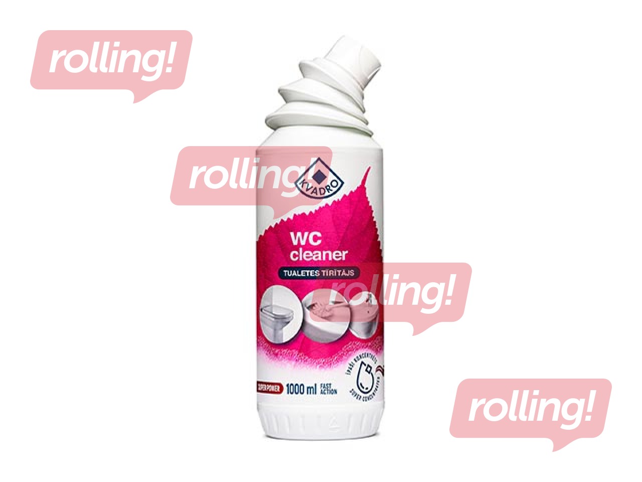 WC cleaning gel, strong effect KVADRO, 1l