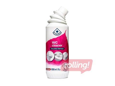 WC puhastusgeel, tugeva toimega KVADRO, 1l