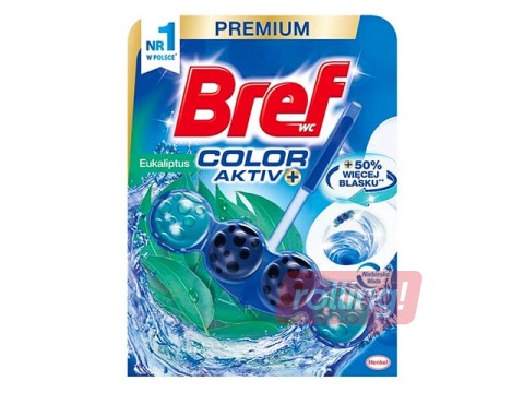 Toilet block BREF Color Aktiv Eucalyptus, 50g