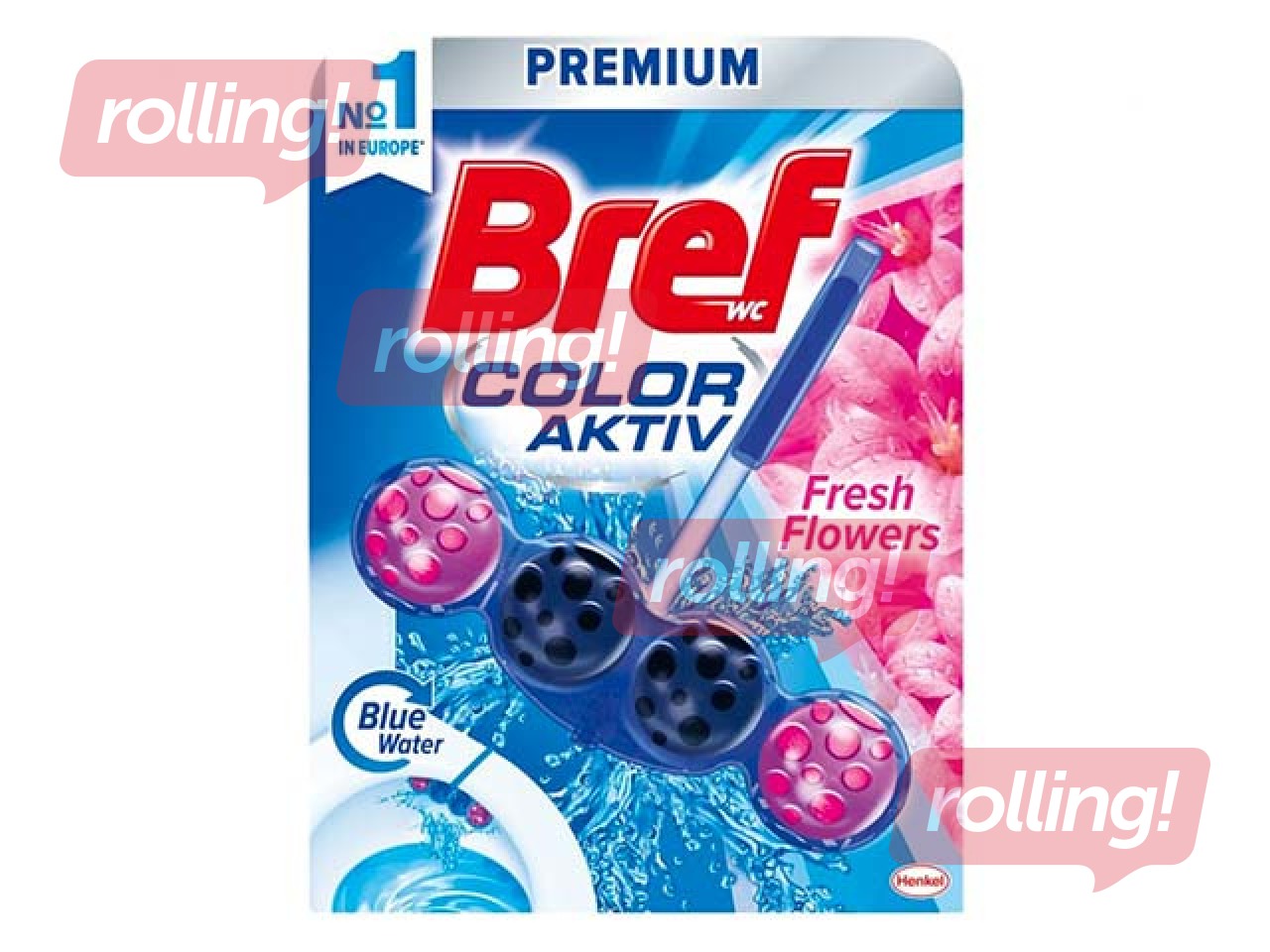 WC värskendaja Bref Color Aktiv Fresh Flowers, 50 g