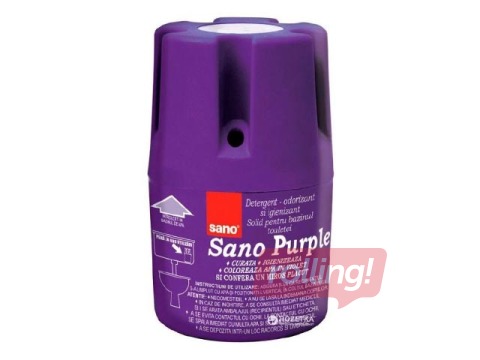 Туалетный блок для бачка унитаза Sano Purple, 150gr
