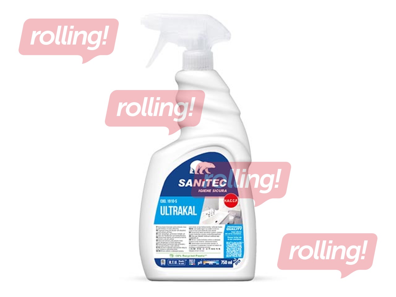 Sanitec Ultrakal hapet sisaldav katlakivi- ja roostepuhastusvahend, 750ml