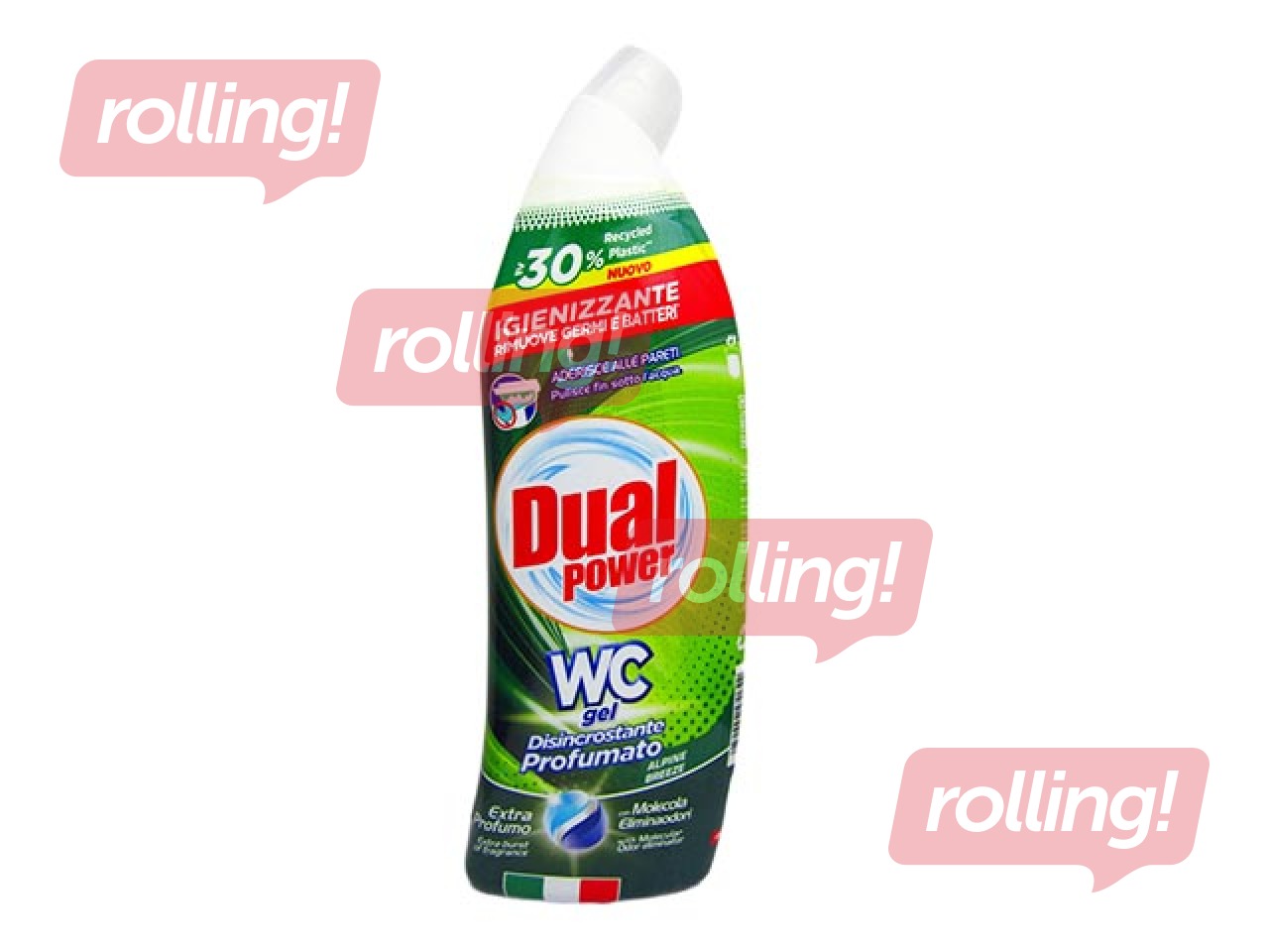 WC-poti puhastus- ja katlakivieemaldusgeel, Dual Power, 700ml