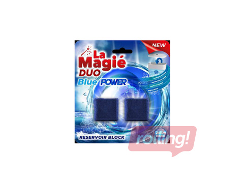 WC loputuskasti kapslid, La Magie, Blue Power, 2x50g