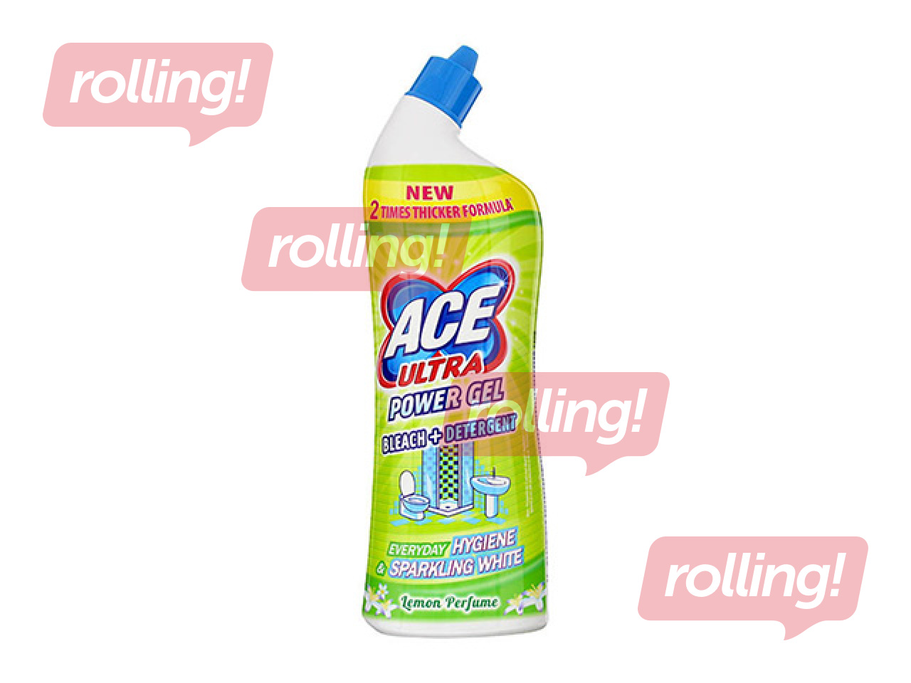 Tualetipuhastusvahend, ACE, Ultra Power Gel, Lemon Perfume, 750ml