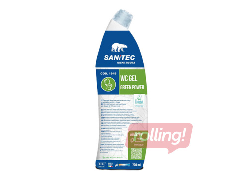 Tualetipuhastusvahend Sanitec, Green Power, WC Gel, ökoloogiline, 700ml