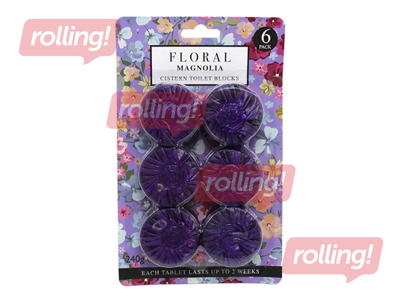 WC-paagi kapslid Floral Range, Magnolia, 6x40g