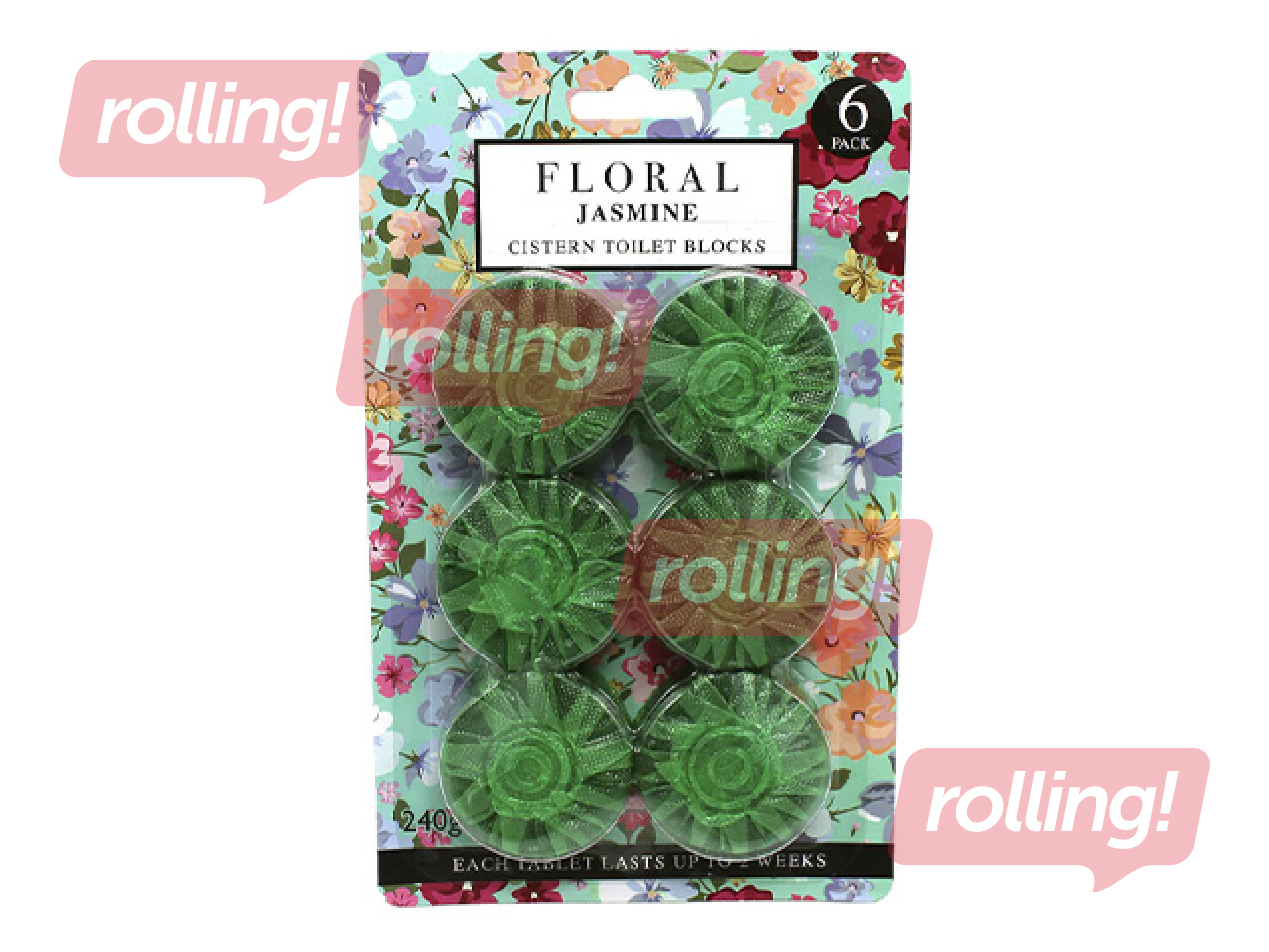 WC-paagi kapslid Floral Range, Jasmine, 6x40g