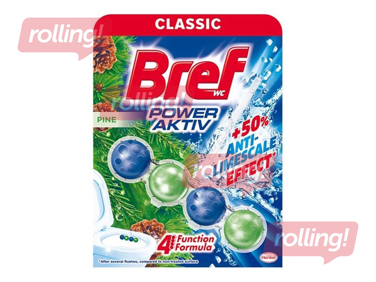 WC-klots Bref Power Active Pine, 50 g