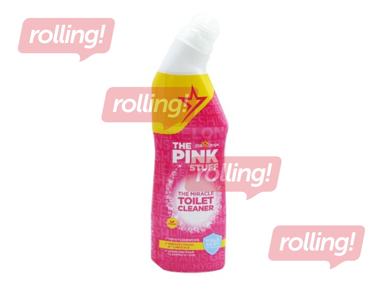 Гель для чистки унитаза The Pink Stuff, 750мл