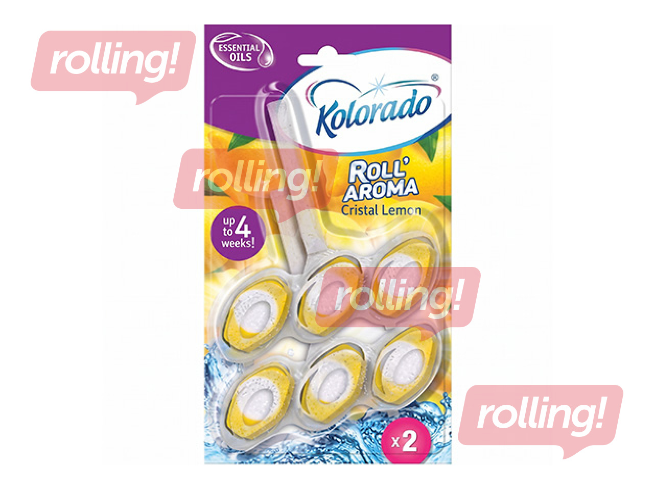 Tualetiblokk Kolorado Roll Aroma Lemon duopack, 2x51g