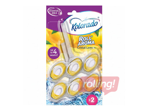 Туалетный блок Kolorado Roll Aroma Lemon duopack, 2x51г
