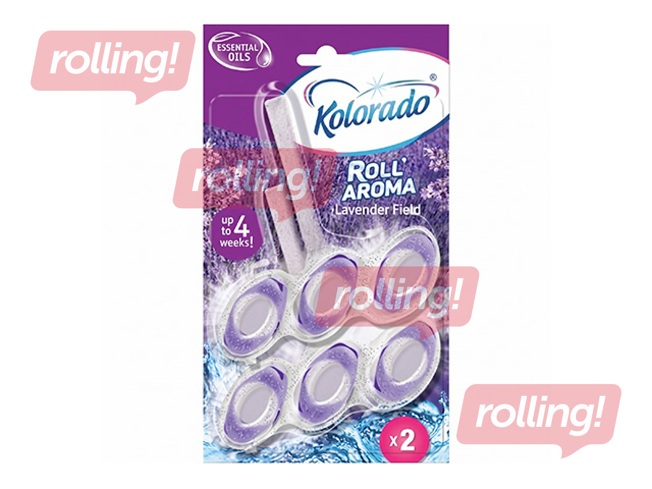 Tualetes bloks Kolorado Roll Aroma Lavender duopack, 2x51g
