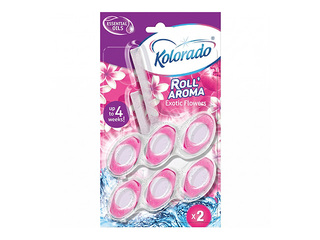 Tualetiblokk Kolorado Roll Aroma Exotic Flowers duopack, 2x51g