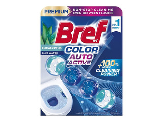 Туалетный блок Bref, Color Auto Active, Eucalyptus, 50г