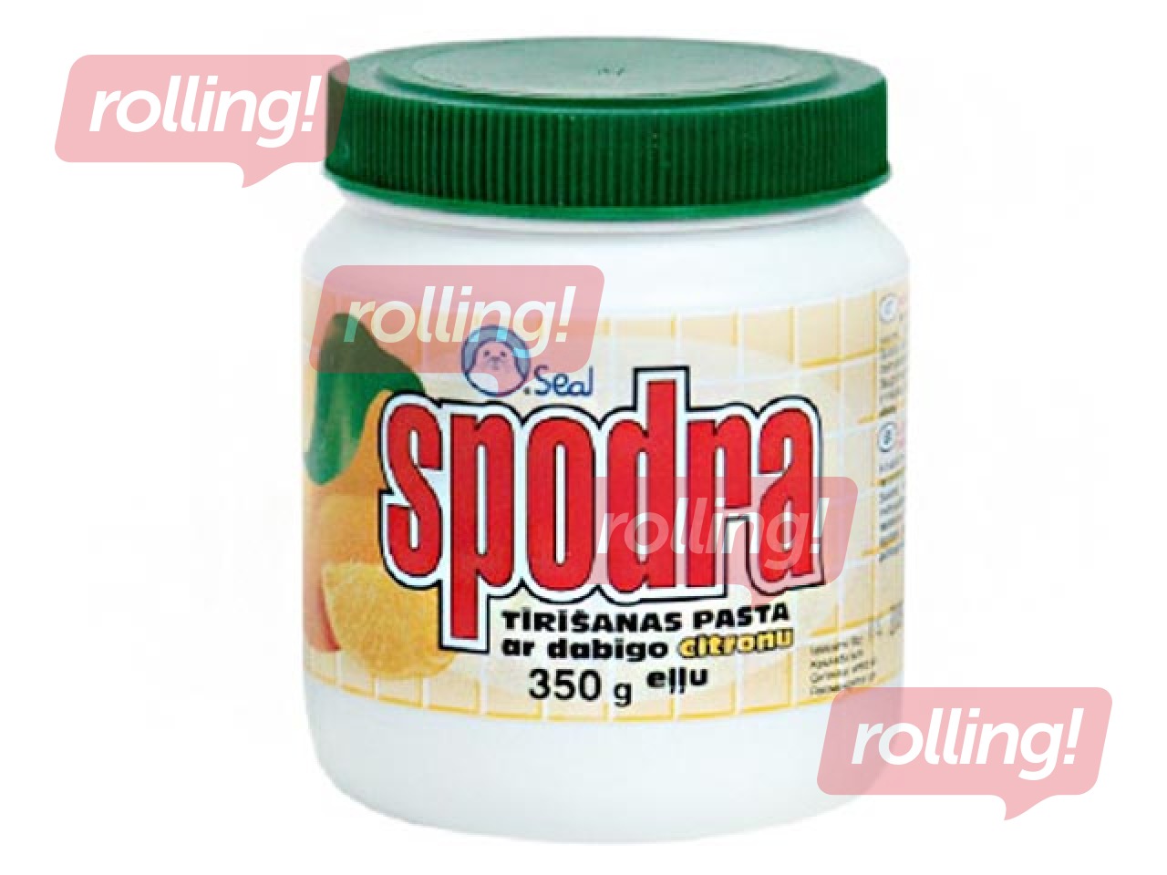 Puhastuspasta Spodra naturaalse sidruniõliga, 350 g