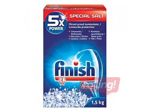 Sāls trauku mazgājamai mašīnai Finish, 1.5kg