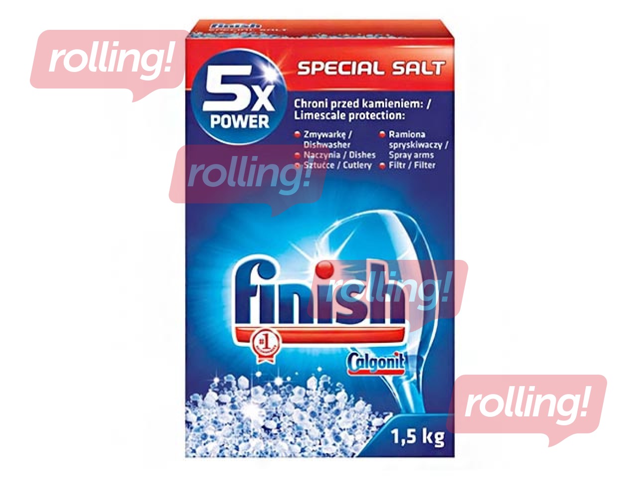 Sāls trauku mazgājamai mašīnai Finish, 1.5kg