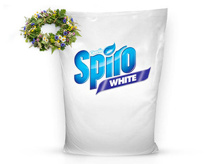 Pesupulber Spiro White Automaat, 15kg +Jaanipäeva kingitus!