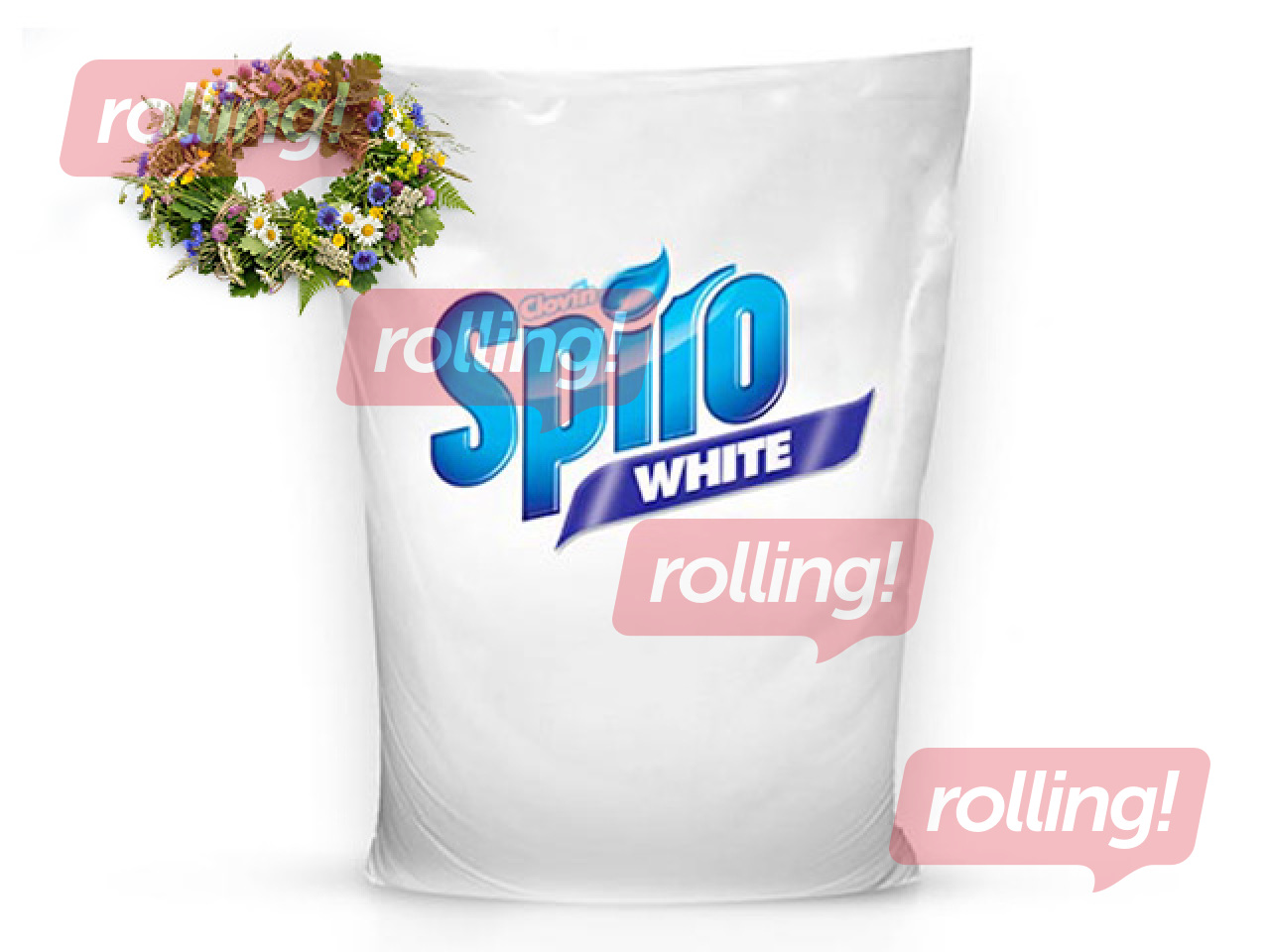 Стиральный порошок Spiro White Automat, 15кг +Подарок к летнему солнцестоянию!