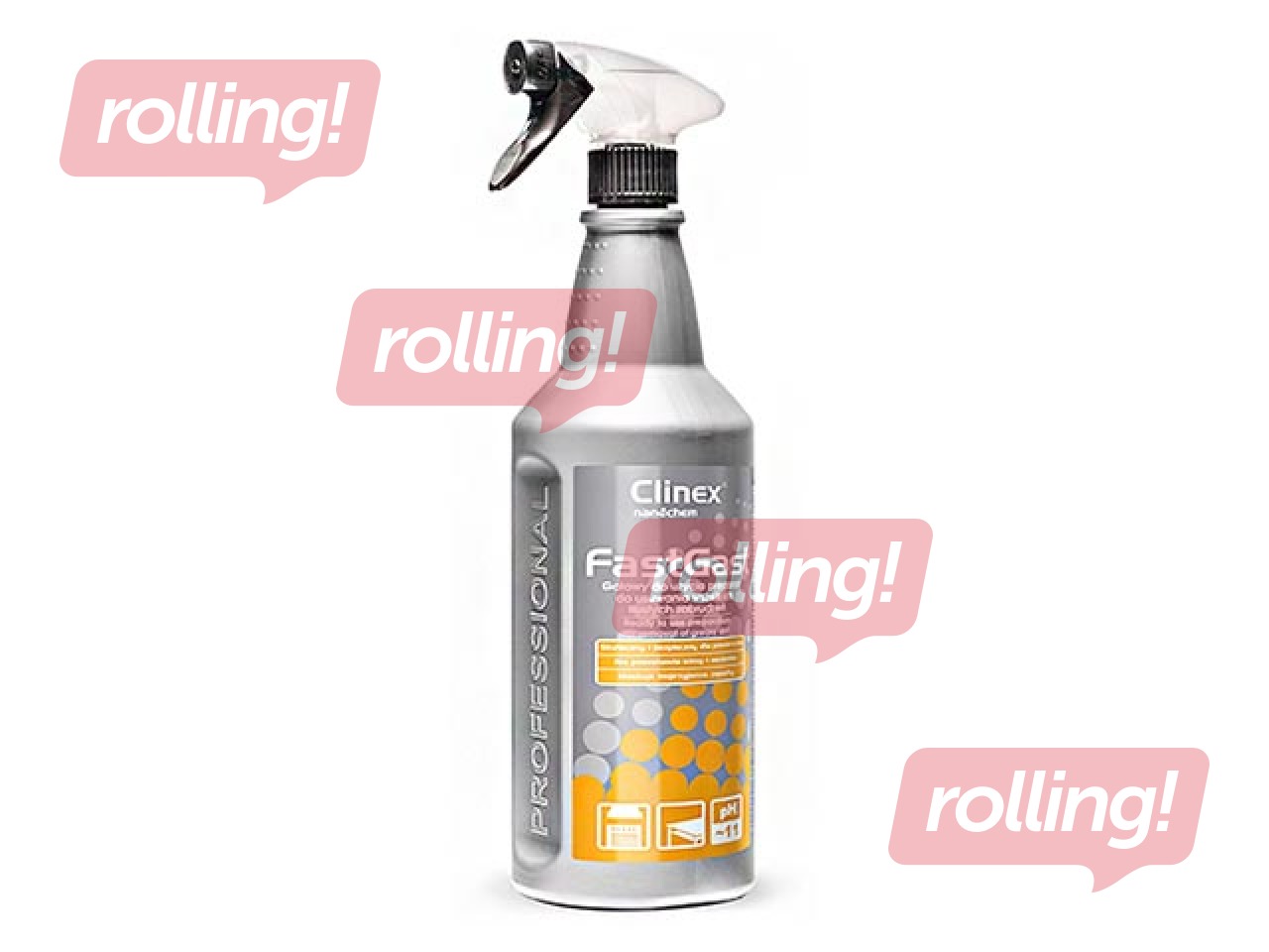 Puhastusvahend rasvaste pindade jaoks Clinex FastGast, 1 l