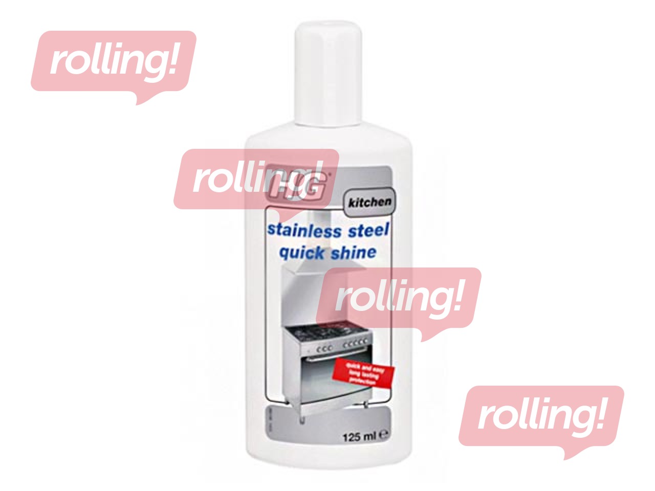 Tērauda spīduma pulētājs HG, 125ml
